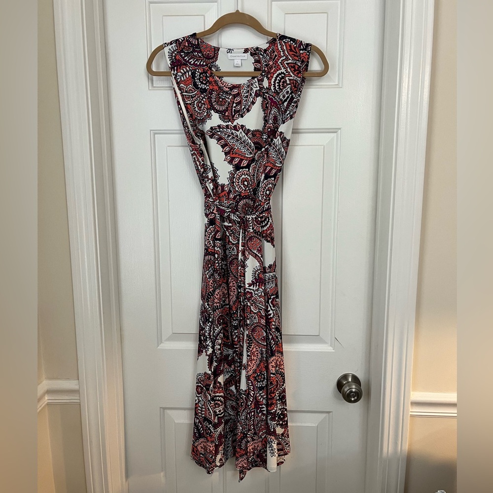 Pretty Paisley Dress with belt